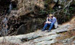 Waterfalls on property at Walnut Creek Preserve in North Carolina